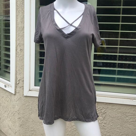 Project Social T Gray Karlie Kross T Shirt Sz Med - Picture 3 of 11